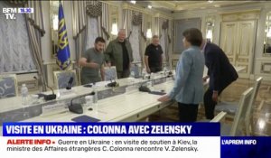 Ukraine: Catherine Colonna rencontre Volodymyr Zelensky