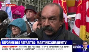 Philippe Martinez, secrétaire général de la CGT, sur la réforme des retraites : "Macron ferait mieux d'écouter la majorité de Français qui est contre cette mesure"