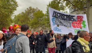Des milliers de manifestants rassemblés à Paris contre la réforme des retraites