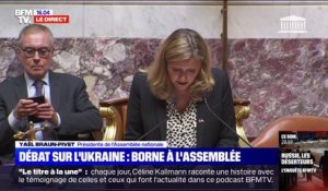 Yaël Braun-Pivet: "Nous avons le devoir de rappeler que le combat mené par les Ukrainiens est celui de nos valeurs"