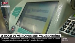 Après plus de 120 ans de service, le ticket de métro parisien cartonné va disparaitre: "C'est une des composantes de l'imagerie parisienne" - VIDEO