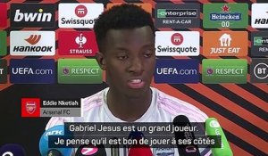 Arsenal - Nketiah : “Gabriel Jesus est un grand joueur”