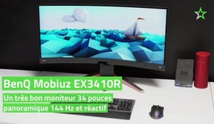 Test BenQ Mobiuz EX3410R : un très bon moniteur 34 pouces panoramique 144 Hz et réactif