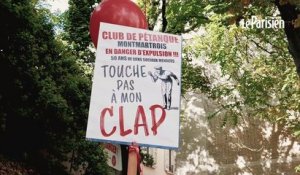 Le club de pétanque de Montmartre ne veut pas se faire déloger de son paradis