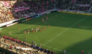 TOP 14 - Essai de Kylan HAMDAOUI (SFP) - Stade Français Paris - USA Perpignan - Saison 2022/2023