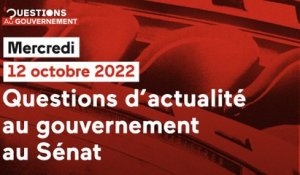 QUESTIONS D'ACTUALITÉ AU GOUVERNEMENT AU SÉNAT + Budget des sports (12/10/2022)