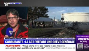 Pouvoir d'achat: Fabien Privé Saint-Lanne (CGT TotalEnergies) appelle à "l'élargissement du mouvement" de grève