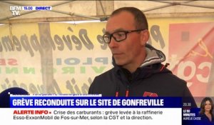 Grève reconduite sur le site de Gonfreville: "On demande une vraie négociation", explique un représentant FO