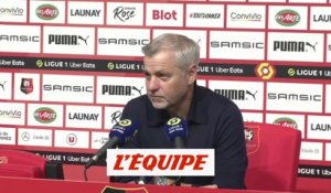 Genesio : « On a su répondre » - Foot - L1 - Rennes