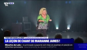 Marianne James monte sur scène dans "Tout est dans la voix" pour donner ses leçons de chant