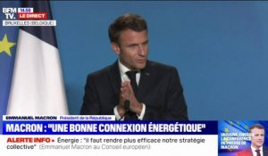 Emmanuel Macron: "Le défi qui est le nôtre est de faire baisser les prix dès aujourd'hui (...) et préparer l'hiver prochain"