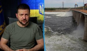 Zelensky accuse la Russie d'avoir miné un barrage dans le sud de l'Ukraine