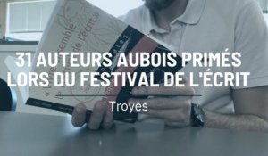31 auteurs aubois primés lors du Festival de l'écrit