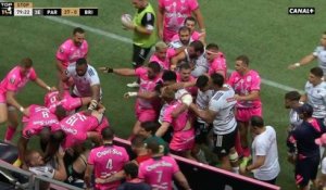 Échauffourée entre les joueurs du Stade Français et de Brive