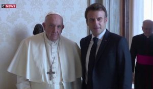 Emmanuel Macron s'est entretenu ce lundi avec le pape François