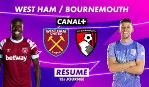 Le résumé de West Ham / Bournemouth - Premier League 2022-23 (13ème journée)