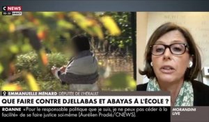 EXCLU - Pour lutter contre la recrudescence des djellabas et des abayas à l'école, la députée Emmanuelle Ménard veut rendre obligatoire le port de l’uniforme - VIDEO