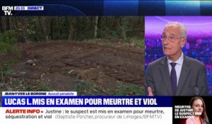 Me Jean-Yves Le Borgne sur le meurtre de Justine: "L'aveu n'est pas la preuve d'une culpabilité, la justice va vérifier les choses"