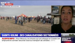 Bassines de Sainte-Soline: "Ce sont des fausses solutions", affirme l'eurodéputée écologiste Karima Delli