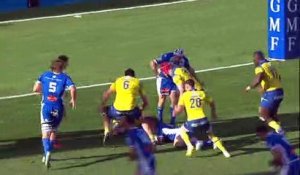 TOP 14 - Essai de Cheikh TIBERGHIEN (ASM) - Castres Olympique - ASM Clermont - Saison 2022/2023