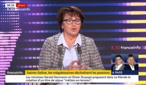 Mégabassine de Sainte-Soline : "Il faut apaiser le débat, l'agriculture est prise en otage", déplore la présidente de la FNSEA Christiane Lambert