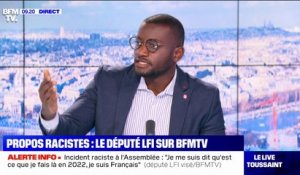 Carlos Martens Bilongo à propos du 49.3: "Par rapport à cette insulte proférée à mon égard, qu'ils ne votent pas la motion de censure de la France Insoumise"