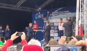 Championnats d'Europe 2022 - Cyclo-cross - Namur - Léo Bisiaux, champion d'Europe chez les Juniors !