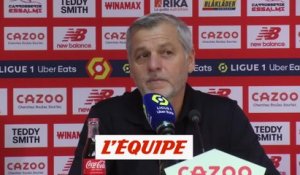 Genesio : « Un point un peu miraculeux » - Foot - L1 - Rennes