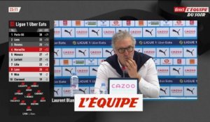 Blanc : «On a été trop brouillons» - Foot - L1 - Lyon