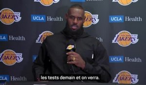 Lakers - LeBron : “J’ai ressenti une tension dans l’aine”
