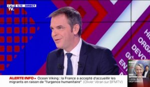 Olivier Véran sur l'Ocean Viking: "La France ne serait plus la France si elle n'agissait pas comme elle l'a fait"