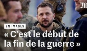 « C’est le début de la fin de la guerre » estime le président ukrainien Volodymyr Zelensky en visite à Kherson