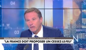 Nicolas Dupont-Aignan : «La France est soumise aujourd’hui»