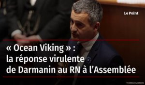 « Ocean Viking » : la réponse virulente de Darmanin au RN à l’Assemblée