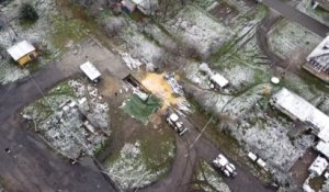 Guerre en Ukraine : les images du point d'impact du missile en Pologne