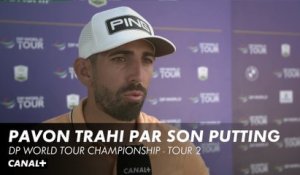 Matthieu Pavon revient sur son jeu du jour - DP World Tour Championship 2ème tour