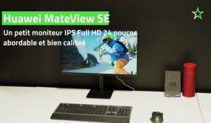 Test Huawei MateView SE : un petit moniteur IPS Full HD 24 pouces abordable et bien calibré