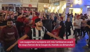 Tunisie - Les fans mettent l'ambiance dans le centre ville