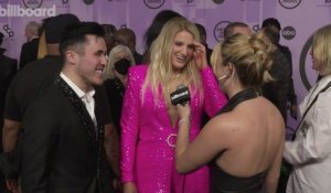 Meghan Trainor Talks Friendship With Chris Olsen & Reveals Why She Had to Reshoot “Made You Look” Music Video | AMAs 2022