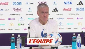 Deschamps : «Giroud, il est adoré ces temps-ci» - Foot - CM 2022 - Bleus