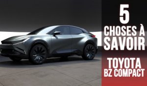 Toyota bZ Compact, 5 choses à savoir sur le futur C-HR 100% électrique