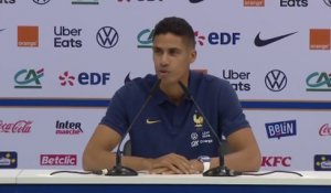 Varane : «Il faut garder le cap» - Foot - CM 2022 - Bleus