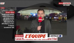 «Assez grave» pour Lucas Hernandez - Foot - CM 2022 - Bleus