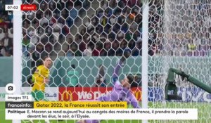 L'équipe de France a décroché une nette victoire sur l'Australie pour ses débuts dans le groupe D de la Coupe du monde 2022