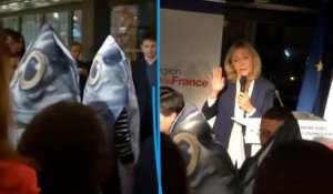 Des «sardines» interpellent Valérie Pécresse en plein discours, pour alerter sur le chaos dans les transports en commun
