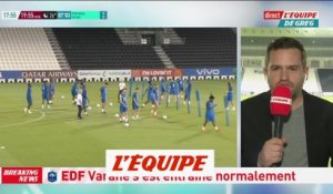 Varane s'est entraîné normalement, Camavinga latéral gauche - Foot - CM 2022 - Bleus