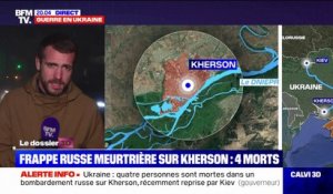 Ukraine: au moins 4 morts dans un bombardement russe sur Kherson