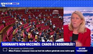 Danielle Simonnet sur les débats tendus autour de la réintégration des soignants non-vaccinés: "C'est de l'obstruction et c'est assez historique"