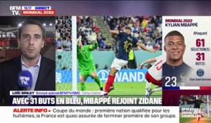 Kylian Mbappe rejoint Zinedine Zidane au classement des meilleurs buteurs en équipe de France
