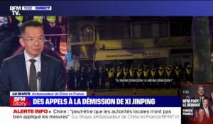 L'ambassadeur de Chine en France accuse "des forces étrangères" de "politiser" la contestation contre Xi Jinping